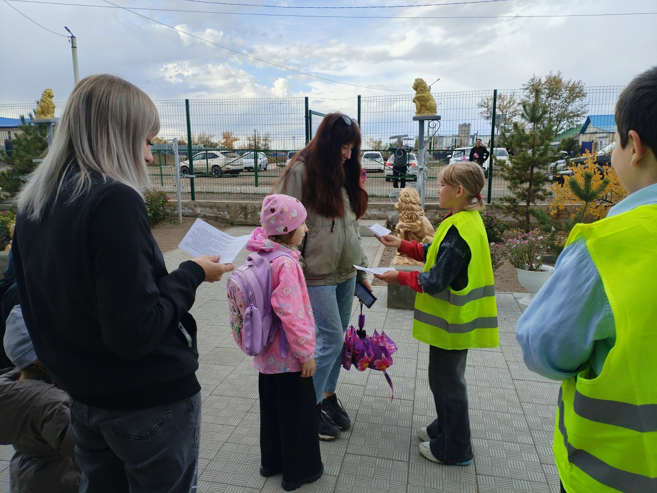 Акция, посвященная правилам дорожного движения.
