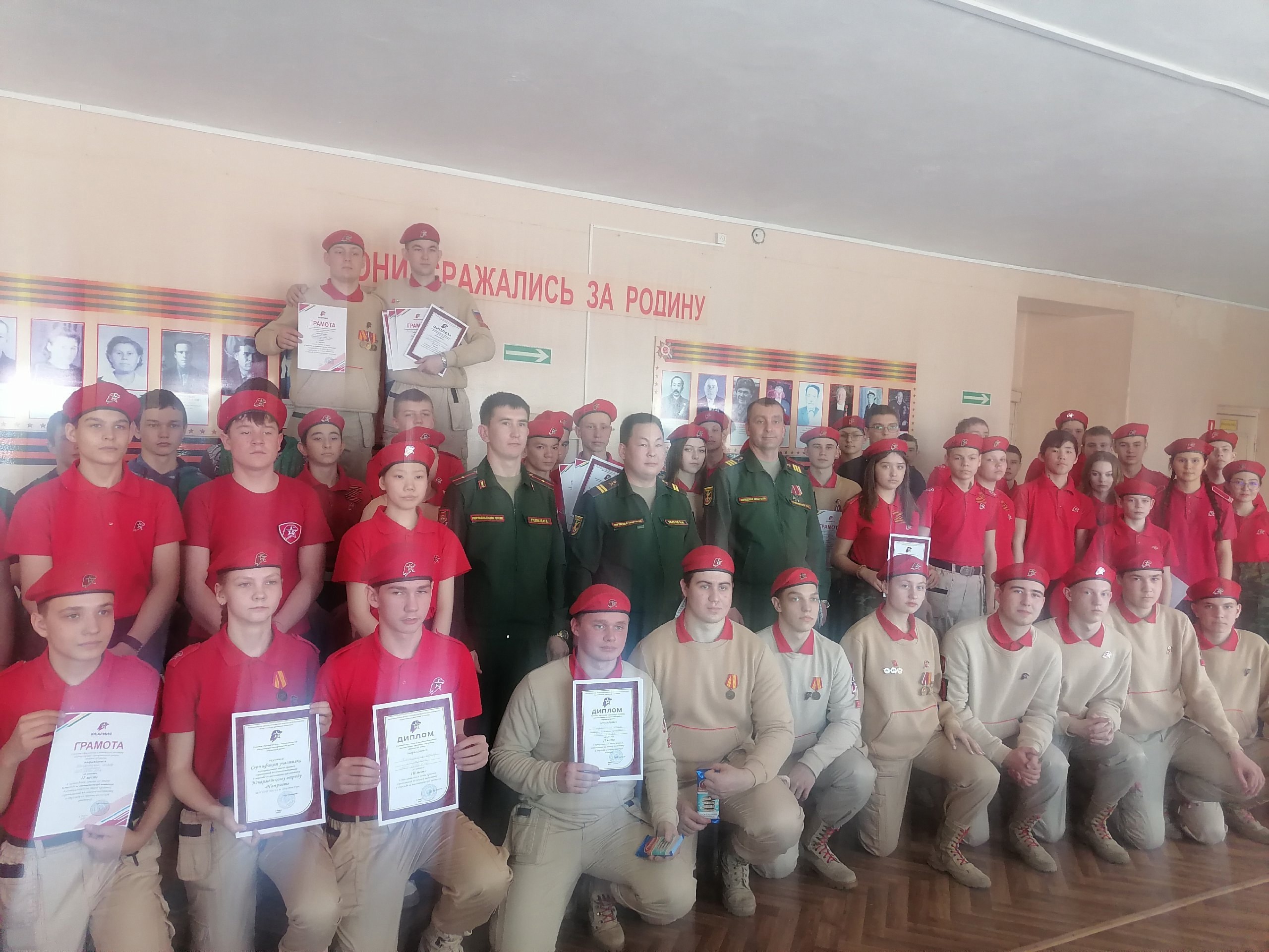 Соревнования по огневой подготовке юнармейских отрядов.